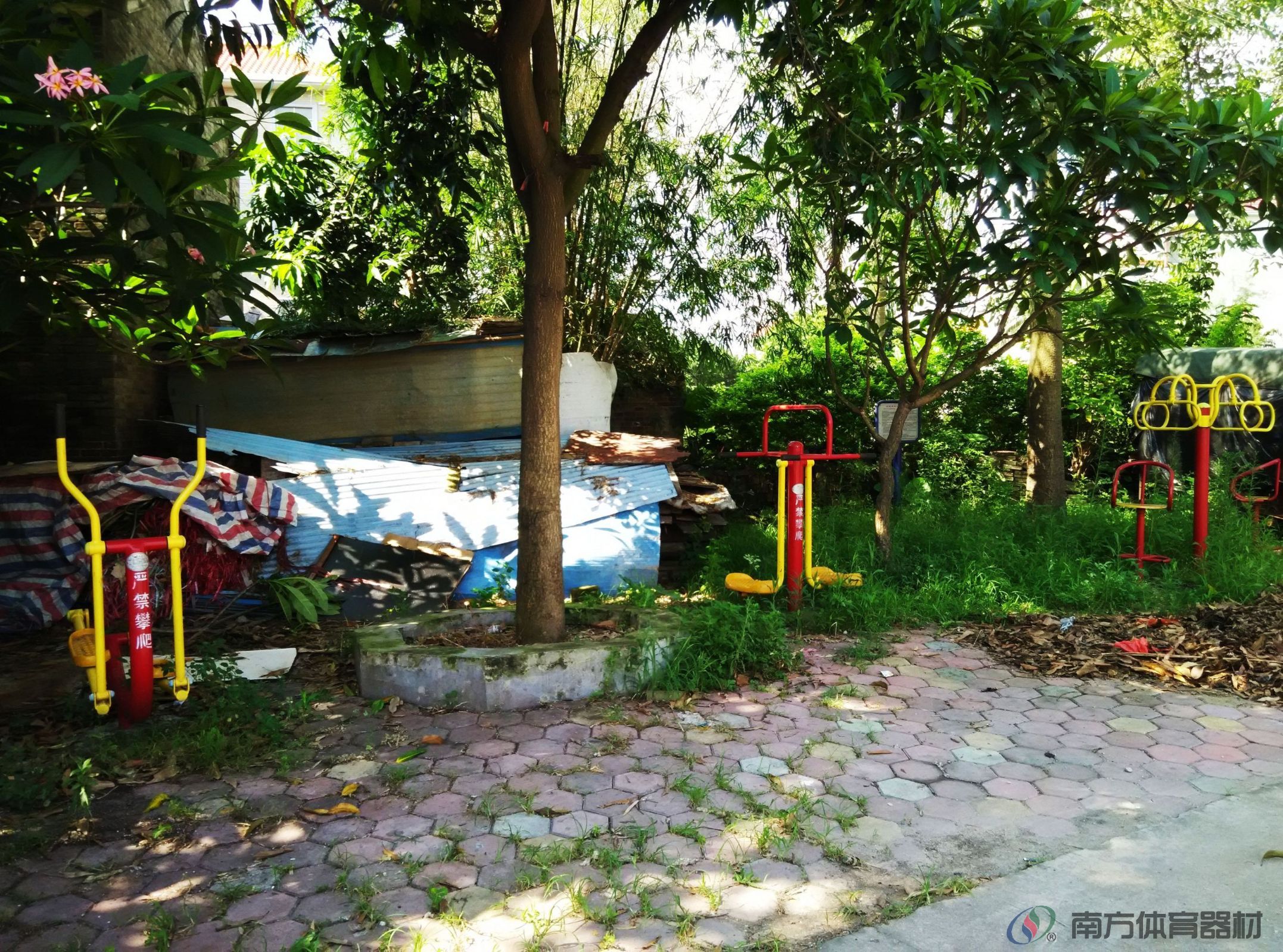 九江镇新龙村新涌二队全民健身路径(图1)