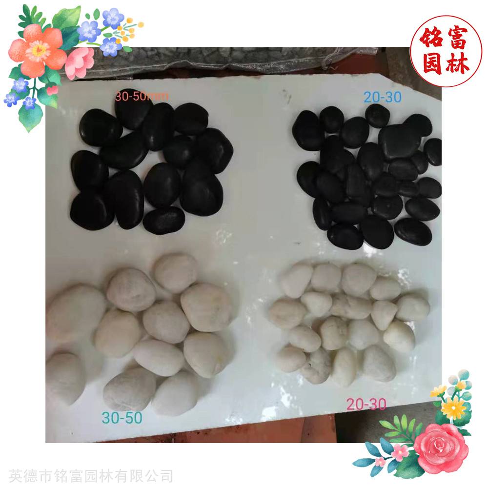 花园路径铺路石-白色鹅卵石-茂名鹅卵石厂家